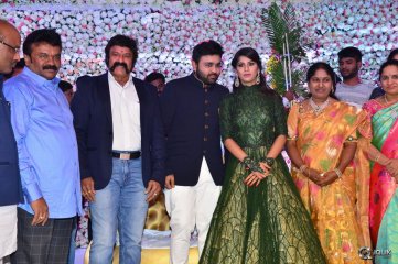 Celebs at Talasani Srinivas Yadav Daughter Wedding Reception